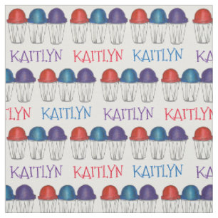 Personalized Italian Shaved Water Ice Snocone Fabric