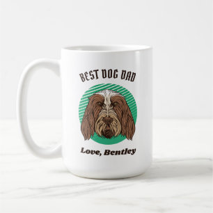 Personalized Italian Spinone Dog Dad Custom Text Coffee Mug