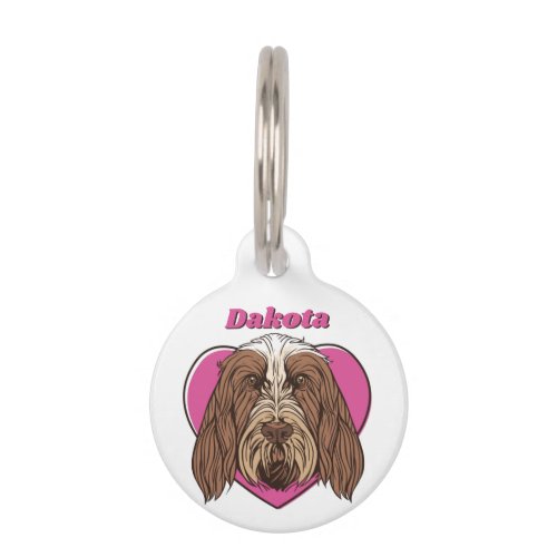 Personalized Italian Spinone Dog Lover Custom Text Pet ID Tag
