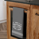 Personalized Italian Trattoria Kitchen Towel<br><div class="desc">Perfetto! Wow the Italian chef or home cook in your life with this unique gift. Our personalized kitchen towel features "[name's] Trattoria,  Authentic Italian Cuisine,  since [year]" in vintage-style white text. Customize with a birth year,  year of home purchase,  or the current year for a fun keepsake.</div>