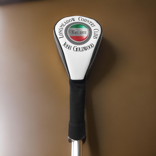 Personalized Italy Flag Golfer Name Club      Gol Golf Head Cover