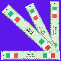 Personalized  Italy flag Ruler