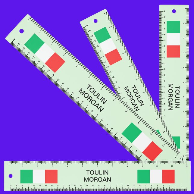 Personalized  Italy flag Ruler (Creator Uploaded)