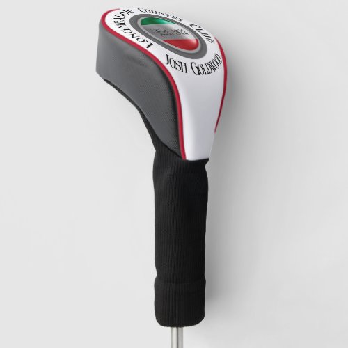 Personalized Italy Red Golfer Name Club      Gol Golf Head Cover