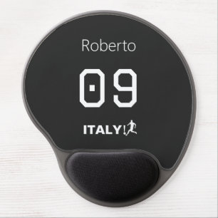 Personalized Italy Soccer National Team Profession Gel Mouse Pad