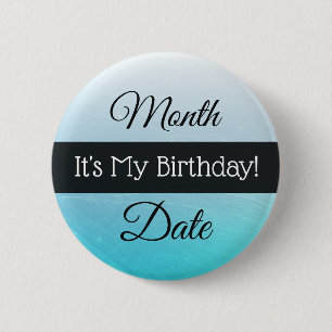 Personalized Its My Birthday March 5th Button
