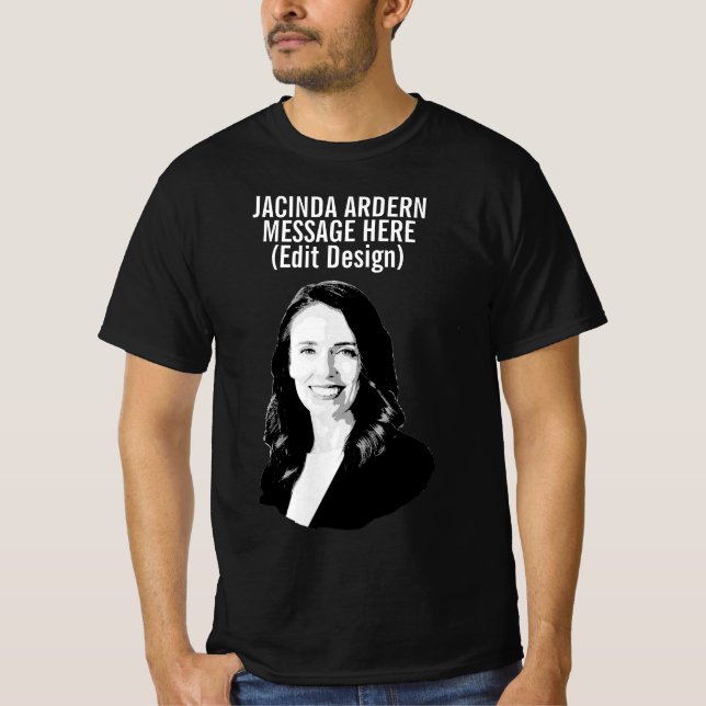 PERSONALIZED JACINDA ARDERN T-Shirt (Front)