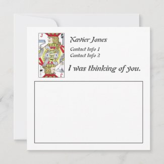 Personalized jack of all trades notecards