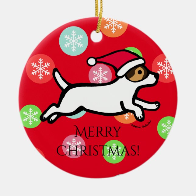 Personalized Jack Russell Terrier 2 Ornament (Front)