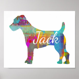 Personalized Jack Russell Terrier Art Print