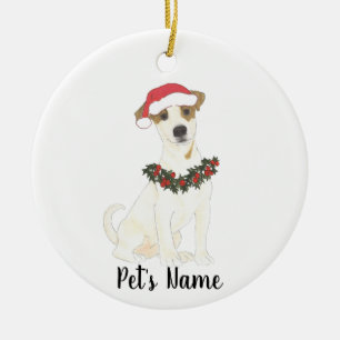 Personalized Jack Russell Terrier Ceramic Ornament