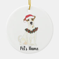 Personalized Jack Russell Terrier Christmas