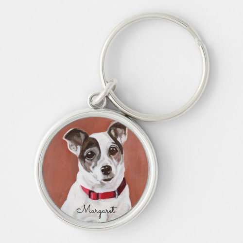 Personalized Jack Russell Terrier Keychain