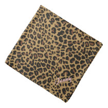 Personalized Jaguar Print Bandana Personalized Jaguar Print Bandana
