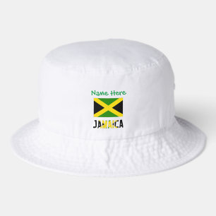 Personalized Jamaica Flag Bucket Hat