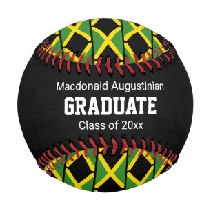 Personalized JAMAICA FLAG Graduate Baseball