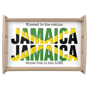 Personalized JAMAICA JAMAICA Serving Tray