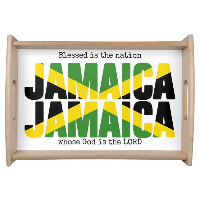 Personalized JAMAICA JAMAICA Serving Tray (Front)