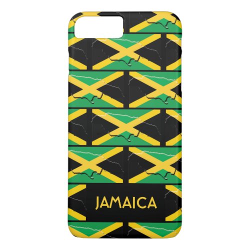 Personalized Jamaican Flag iPhone 8 Plus7 Plus Case