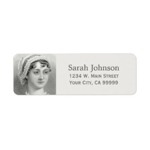 Personalized Jane Austen Label