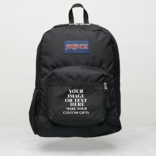 Personalized Jansport Black Backpack