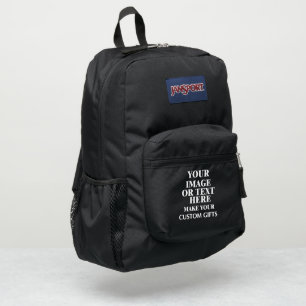 Personalized Jansport Black Backpack