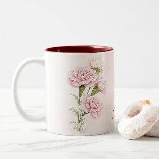 Personalized January Birth Month Flower Mug – Carn