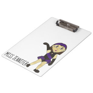 Personalized Jazz Dance Teacher Instructor Gift Clipboard