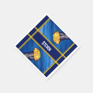 Personalized Jellyfish Napkins