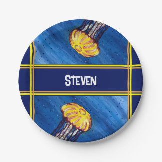Personalized Jellyfish Paper Plates