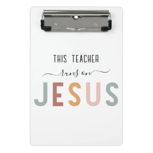 Personalized Jesus faith professions  Mini Clipboard