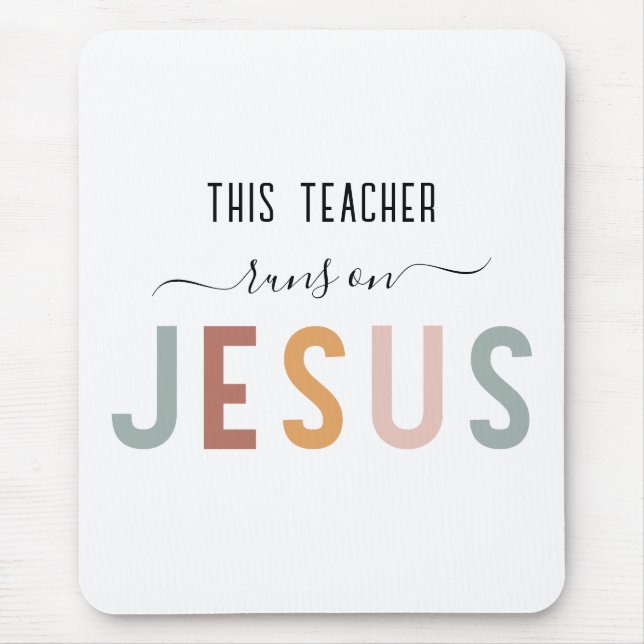 Personalized Jesus faith professions  Mouse Pad (Front)