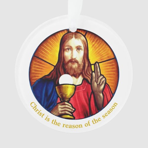 Personalized Jesus Image Ornament