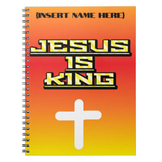 Personalized Jesus is King Prayer Journal