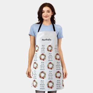 Personalized JESUS IS THE REASON Apron