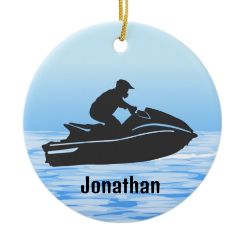 Personalized Jet Ski Ornament