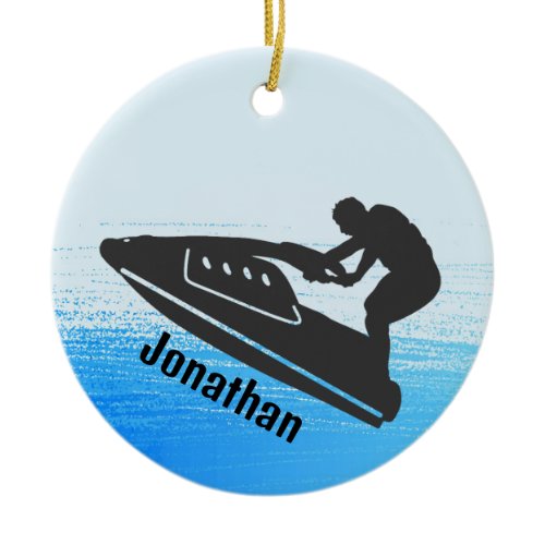 Personalized Jet Ski Ornament