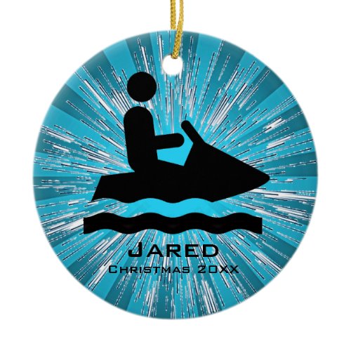 Personalized Jet Ski Ornament