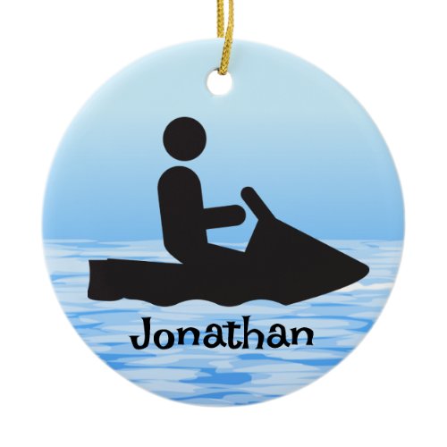 Personalized Jet Ski Ornament