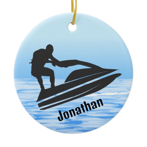Personalized Jet Ski Ornament