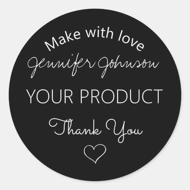 Personalized Jewelry Design Classic Round Sticker (Front)