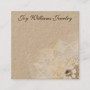 Personalized Jewelry Earring Card