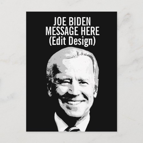 Personalized Joe Biden Postcard
