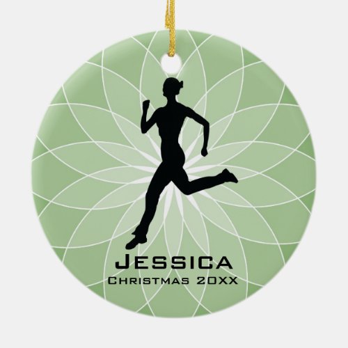 Personalized Jogger Runner Ornament