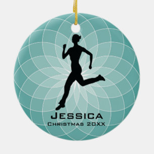 Personalized Jogger Runner Ornament