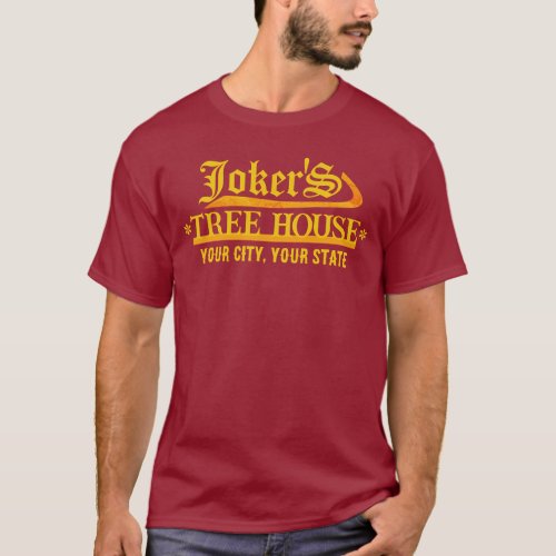 Personalized Jokers Tree House T_Shirt