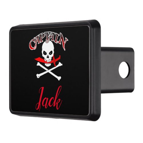 Personalized Jolly Roger Cutlass Hitch Cover