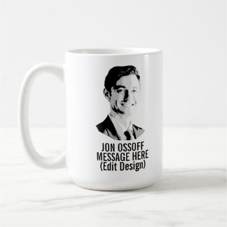 Personalized Jon Ossoff Bust Coffee Mug