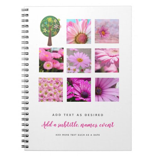 Personalized Journal ADD PHOTOS and TEXT