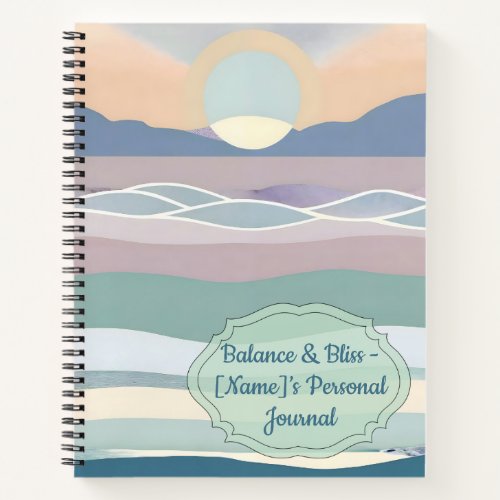 Personalized Journal _ Balance  Bliss